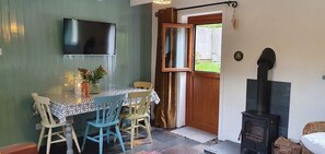 Stable door leading to garden