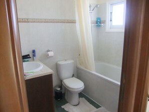 main bathroom with shower