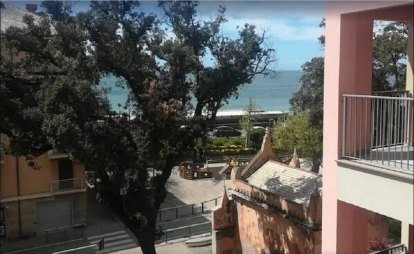 Blick von der Unterkunft