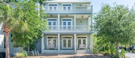 Your perfect Rosemary Beach vacation awaits in this luxurious 5/4.5 home that comfortably sleeps 16!