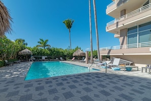 One of two amazing pool areas at the Somerset.  Visit one for morning sun and the other for afternoon sun.