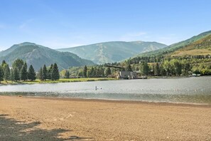 Nottingham Lake Beach is perfect on a summer day!