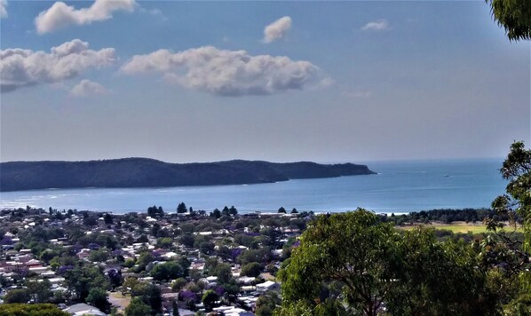 Box Head and the Pacific Ocean from the bedroom window