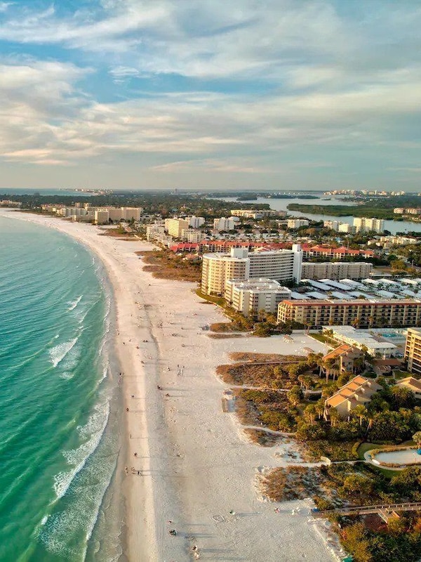 Siesta Key Beach, rated #1, is only 3 miles away from the island!