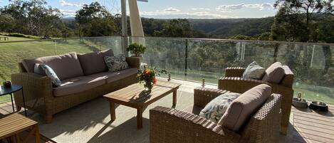 Sweeping views from the deck