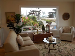Views of Morro Rock form the Living Room.