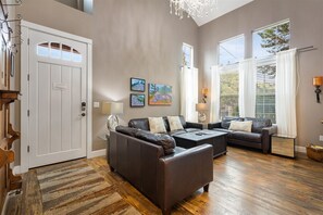 Hardwood flooring throughout main level
