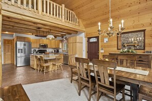 Kitchen and dining room