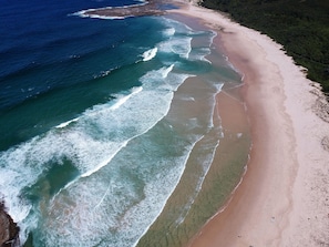 Take a stroll along the quiet beach