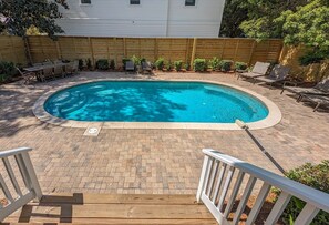 Pool From House Steps