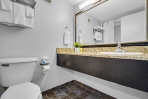 Pamper yourself in our modern bathroom!