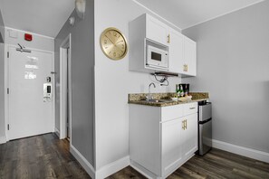 Stylish and functional kitchenette!
