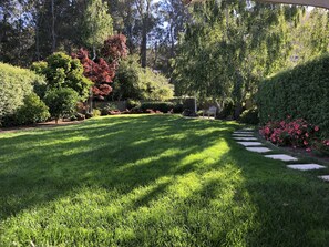 Perfect backyard for Bocce Ball, Badminton and Croquet