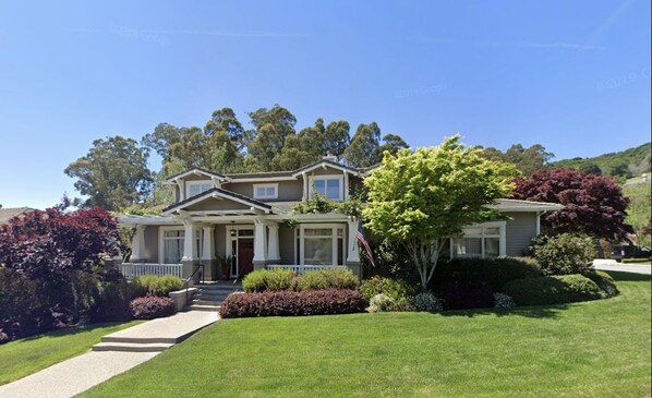 Lovely view of front of our home 