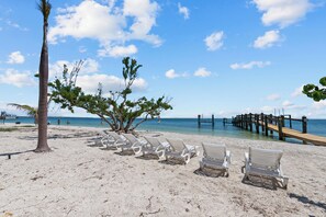 private beach