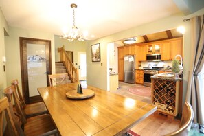 Open Dining Room with easy access to the Full Kitchen