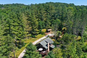 Cabin from above