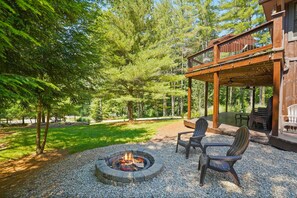 Enjoy s'mores and tall tales by the campfire