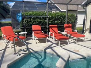 pool/spa area