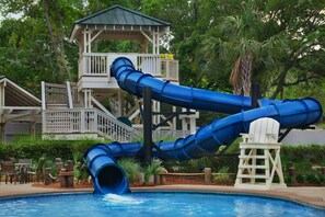 Water Slide at Garden Pool