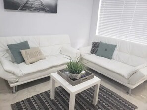 2 Sofa beds in Living Room