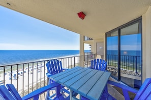 Private Balcony overlooking the Gulf