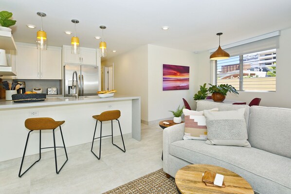 Living Area (Queen Sleeper Sofa)