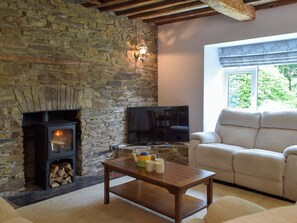 Living room/dining room | The Farmhouse - Morlogws Farm Holiday Cottages, Capel Iwan, near Newcastle Emlyn