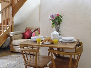Intimate dining area | The Cow Shed - Cwm Clyd, Llandovery