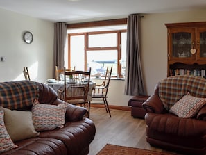 Living room with dining area | Trefechan, Pumpsaint