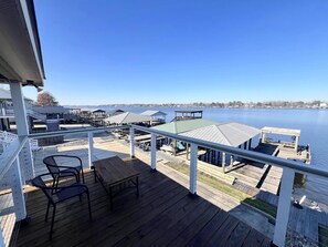 Balcony view facing west. 