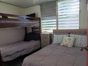 2nd bedroom
Bunk bed (twins)
Double bed
Perfect for 4 guests