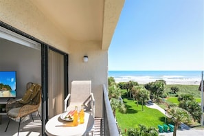 Hear the waves from your private balcony