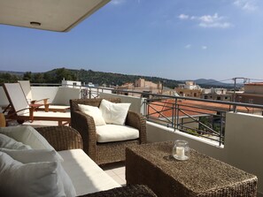 Main Balcony with view to the East