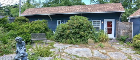 The front of the cottage from the shared courtyard.