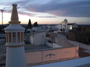 Sonnenuntergang auf derTerrasse