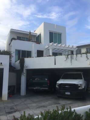 Our Villa with open air garage