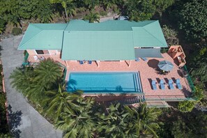 Villa Escapar has an amazing lap pool - perfect for floating the day away