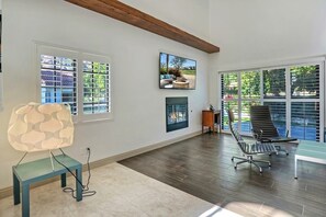 Living Room with Fireplace