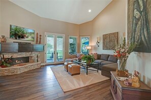 Living Room with Fireplace