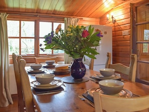 Dining room | The Orchard - Morlogws Farm Holiday Cottages, Capel Iwan, near Newcastle Emlyn
