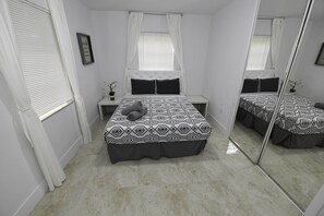 Bedroom #1 with Queen size with and a closet.