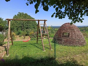 Outdoor play area for the kids.