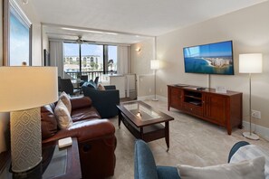 Living Room with Bay Views