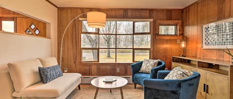 Surround yourself with mid-century charm during your stay at this house!
