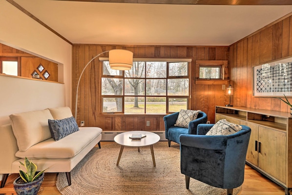 Surround yourself with mid-century charm during your stay at this house!