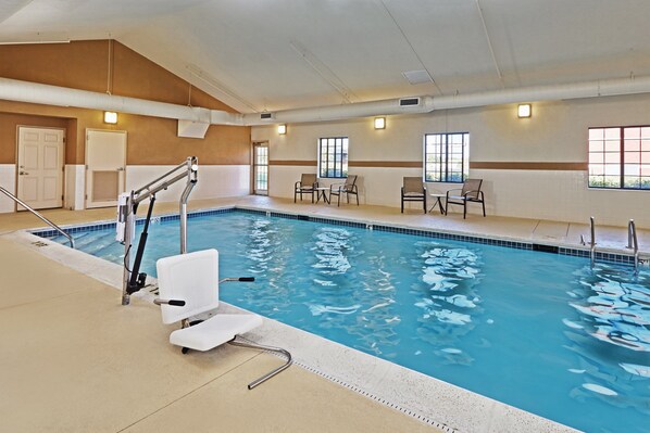 Enjoy the excellent on-site amenities including the indoor pool!