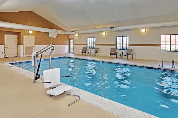 Enjoy the excellent on-site amenities including the indoor pool!