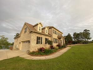 Rainbow , all brick home.