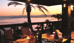 Enjoy a romantic dinner at the Red Sea grill few meters away from the apartment.